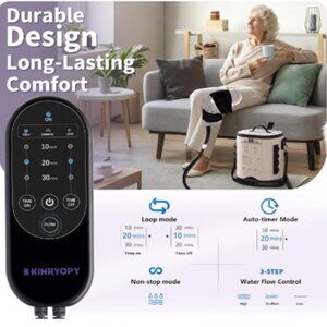 New With Tags Cold Therapy Machine with Programmable Timer, Portable Ice Machine